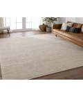 Jaipur Living Arcus Handmade Indoor/Outdoor Solid Taupe/ Cream Runner Rug 3'X8'
