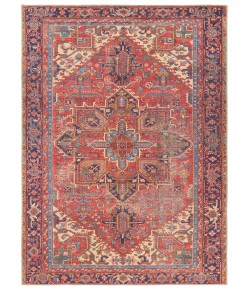 Vibe by Jaipur Living Garcia Lucinda GAR01 Red - Blue 8 ft. X 10 ft. Rectangle Rug