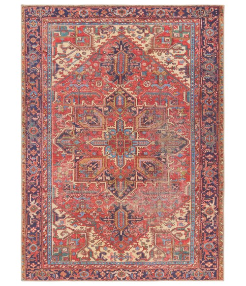 GAR01 Lucinda Rug Vibe by Jaipur Living Lucinda Medallion Red/Blue Area Rug 8'X10'
