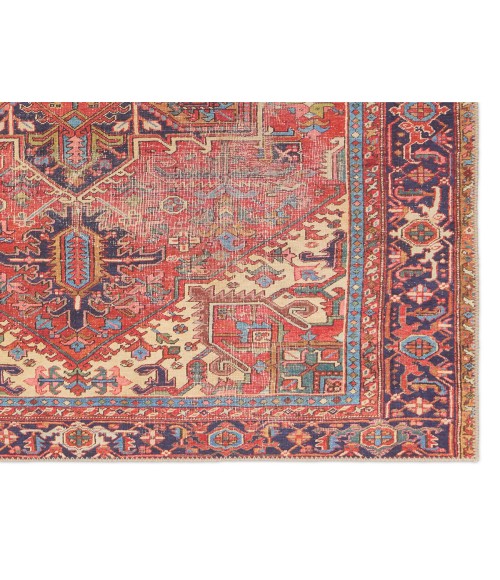GAR01 Lucinda Rug Vibe by Jaipur Living Lucinda Medallion Red/Blue Area Rug 8'X10'