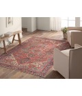 GAR01 Lucinda Rug Vibe by Jaipur Living Lucinda Medallion Red/Blue Area Rug 8'X10'