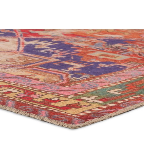 GAR02 Sancho Rug Vibe by Jaipur Living Sancho Medallion Orange/Purple Area Rug 8'X10'
