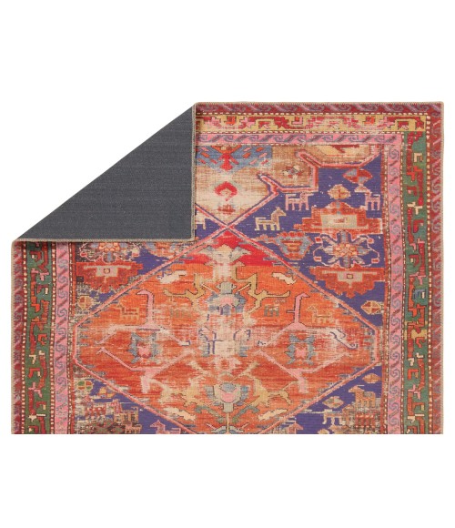 GAR02 Sancho Rug Vibe by Jaipur Living Sancho Medallion Orange/Purple Area Rug 8'X10'