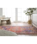 GAR02 Sancho Rug Vibe by Jaipur Living Sancho Medallion Orange/Purple Area Rug 8'X10'