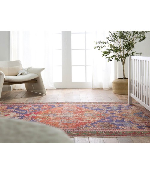 GAR02 Sancho Rug Vibe by Jaipur Living Sancho Medallion Orange/Purple Area Rug 8'X10'