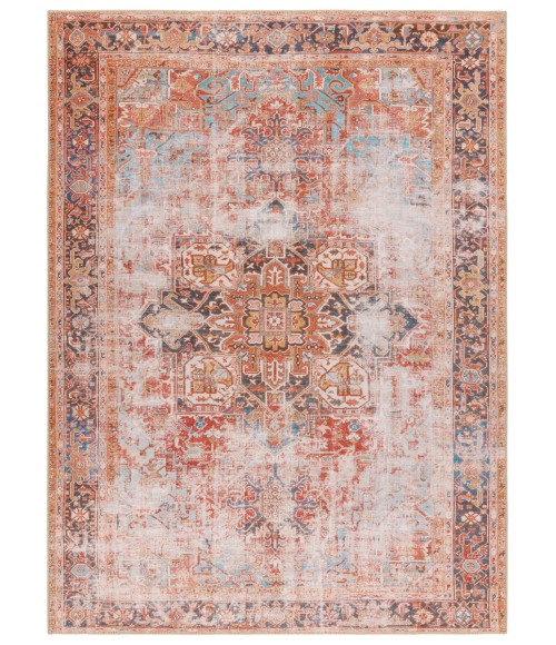 GAR03 Matias Rug Vibe by Jaipur Living Matias Medallion Rust/Navy Area Rug 5'X8'