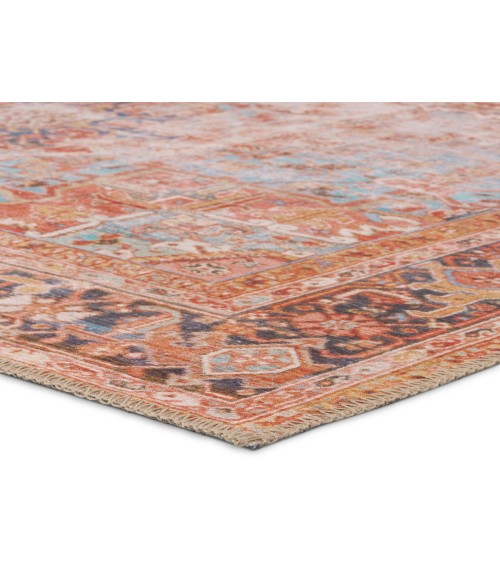 GAR03 Matias Rug Vibe by Jaipur Living Matias Medallion Rust/Navy Area Rug 5'X8'