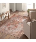 GAR03 Matias Rug Vibe by Jaipur Living Matias Medallion Rust/Navy Area Rug 5'X8'