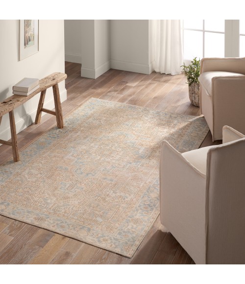 Vibe by Jaipur Living Mabel Medallion Beige/Blue Area Rug 5'X8'