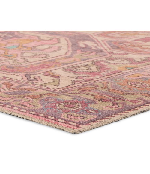Vibe by Jaipur Living Elanor Medallion Pink/Purple Area Rug 4'X6'