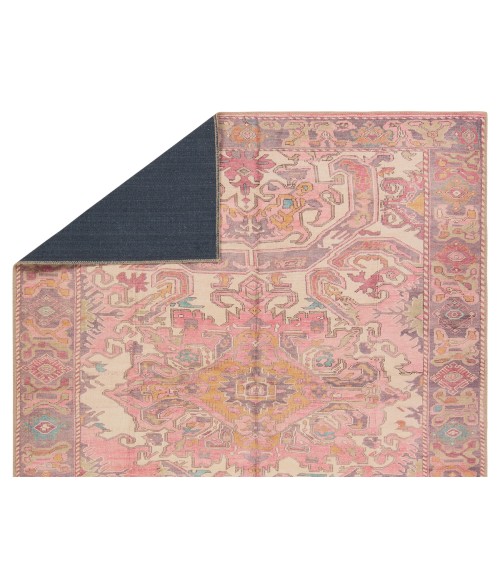 Vibe by Jaipur Living Elanor Medallion Pink/Purple Area Rug 4'X6'