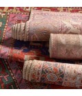 GAR06 Cheney Rug Vibe by Jaipur Living Cheney Medallion Pink/Beige Runner Rug 3'X8'