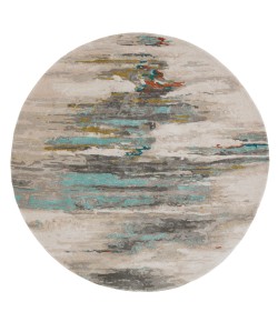Jaipur Living Genesis Ryenn GES06 Gray - Blue 6 ft. Rnd Round Rug