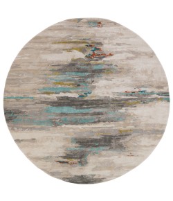 Jaipur Living Genesis Ryenn GES06 Gray - Blue 8 ft. Rnd Round Rug