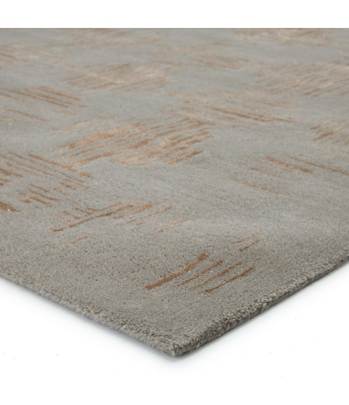 Jaipur Living Banister Handmade Geometric Gray/ Gold Area Rug (2'X3')