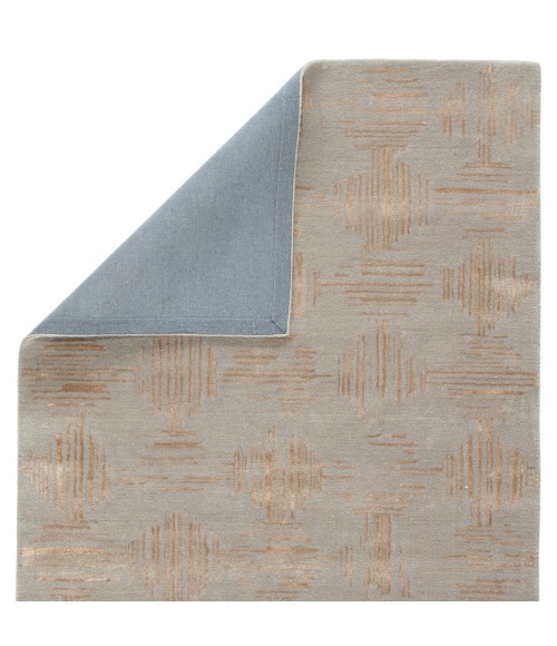 Jaipur Living Banister Handmade Geometric Gray/ Gold Area Rug (2'X3')