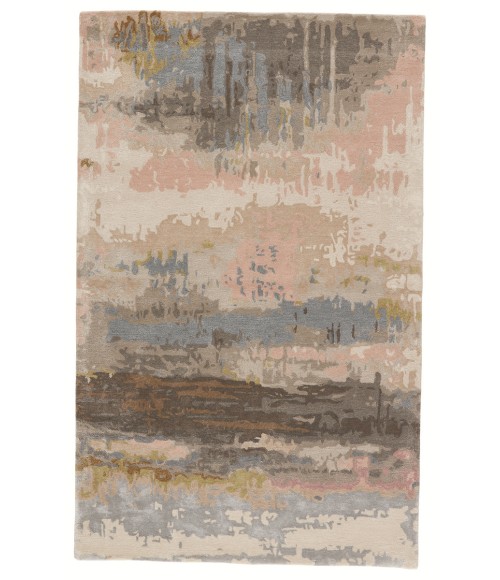 Jaipur Living Benna Handmade Abstract Blush/ Light Blue Area Rug (2'X3')