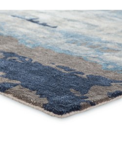 Jaipur Living Benna Handmade Abstract Blue/ Gray Ges18 Area Rug 8 ft. X 11 ft. Rectangle