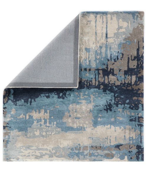 Jaipur Living Benna Handmade Abstract Blue/ Gray Area Rug (9'X13')