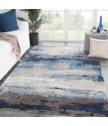 Jaipur Living Benna Handmade Abstract Blue/ Gray Area Rug (8'X11')