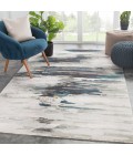 Jaipur Living Ryenn Handmade Abstract Teal/ Gray Area Rug (10'X14')