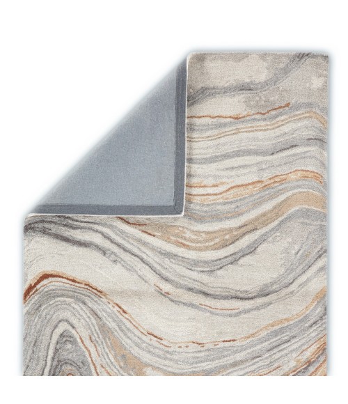 Jaipur Living Atha Handmade Abstract Copper/ Gray Area Rug (5'X8')