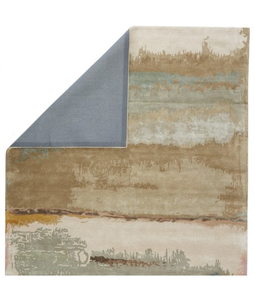Jaipur Living Juna Handmade Abstract Tan/ Yellow Area Rug (9'X13')