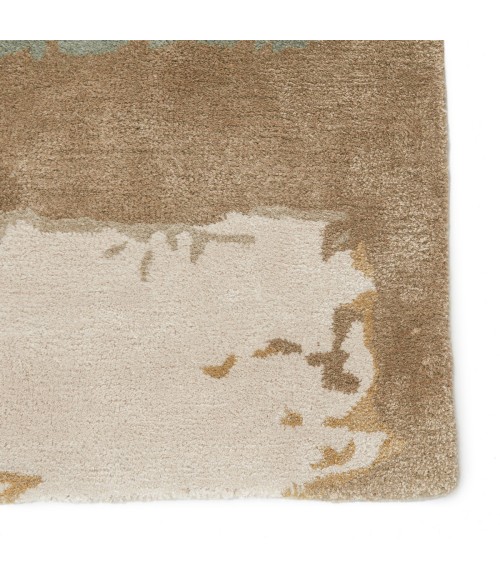 Jaipur Living Juna Handmade Abstract Tan/ Yellow Area Rug (9'X13')