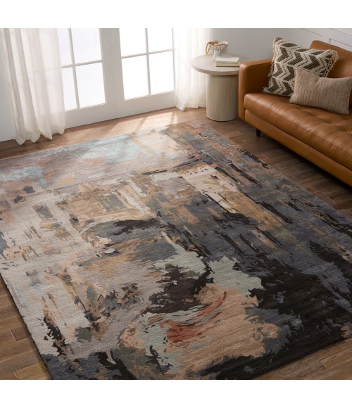 Jaipur Living Luella Handmade Abstract Gray/ Blush Area Rug (8'X11')