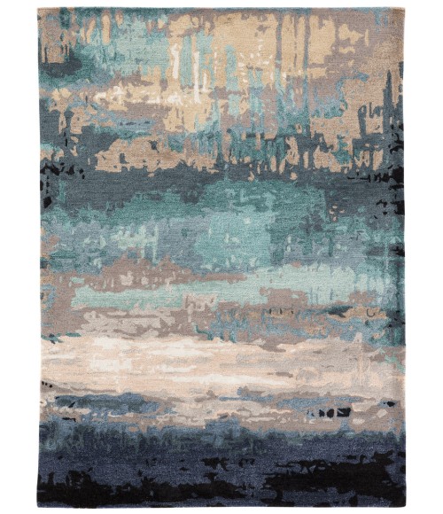 Jaipur Living Benna Handmade Abstract Blue/ Gray Area Rug (9'X13')