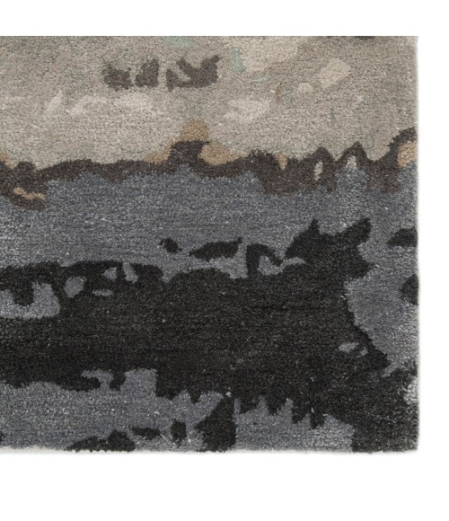 Jaipur Living Benna Handmade Abstract Black/ Gray Area Rug (2'X3')