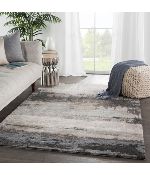 Jaipur Living Benna Handmade Abstract Black/ Gray Area Rug (2'X3')