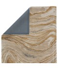 Jaipur Living Atha Handmade Abstract Gold/ Beige Area Rug (2'X3')