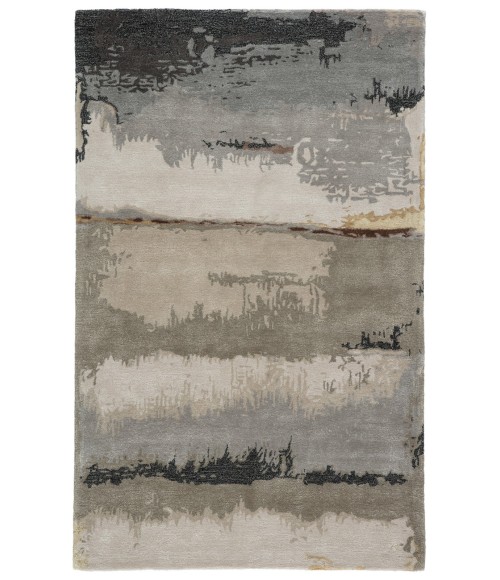 Jaipur Living Juna Handmade Abstract Black/ Taupe Area Rug (9'X13')