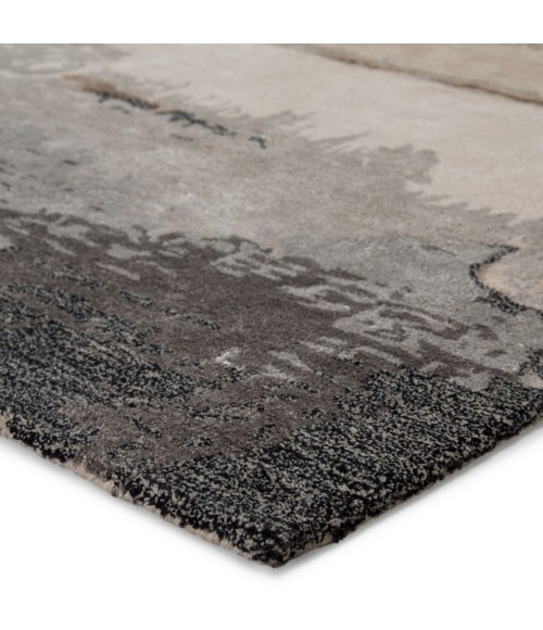 Jaipur Living Juna Handmade Abstract Black/ Taupe Area Rug (9'X13')