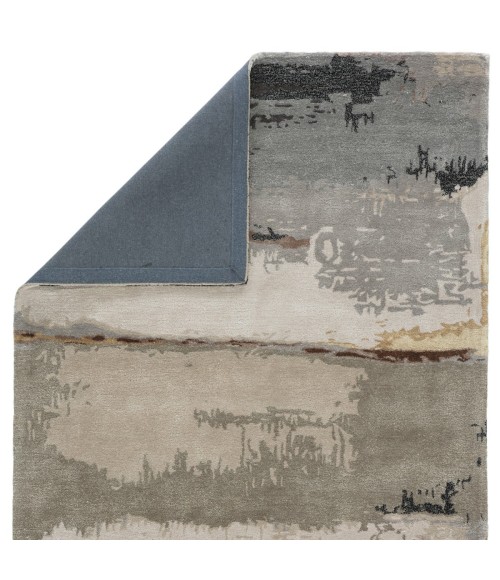 Jaipur Living Juna Handmade Abstract Black/ Taupe Area Rug (9'X13')
