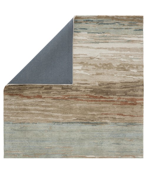 Genesis Area Rug Jaipur Living Mondrian Handmade Abstract Tan/ Light Gray Area Rug (8'X11')