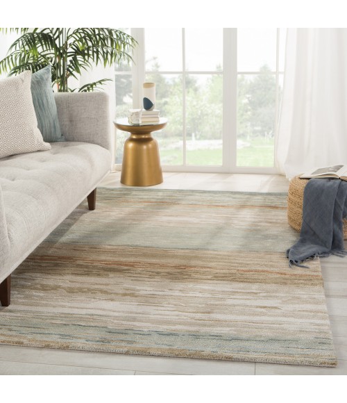 Genesis Area Rug Jaipur Living Mondrian Handmade Abstract Tan/ Light Gray Area Rug (8'X11')