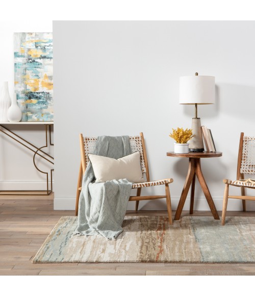 Genesis Area Rug Jaipur Living Mondrian Handmade Abstract Tan/ Light Gray Area Rug (8'X11')