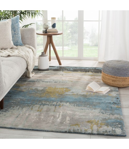 Jaipur Living Benna Handmade Abstract Black/ Green Area Rug (2'X3')