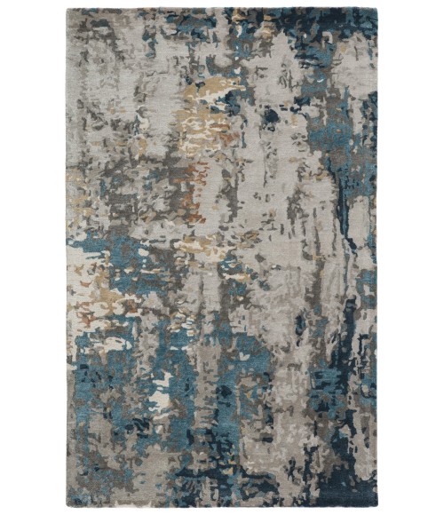 Jaipur Living Segall Handmade Abstract Dark Blue/ Gray Area Rug (2'X3')
