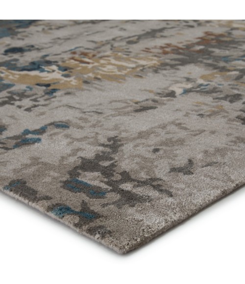 Jaipur Living Segall Handmade Abstract Dark Blue/ Gray Area Rug (2'X3')