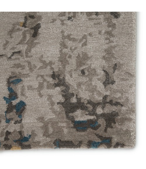 Jaipur Living Segall Handmade Abstract Dark Blue/ Gray Area Rug (2'X3')