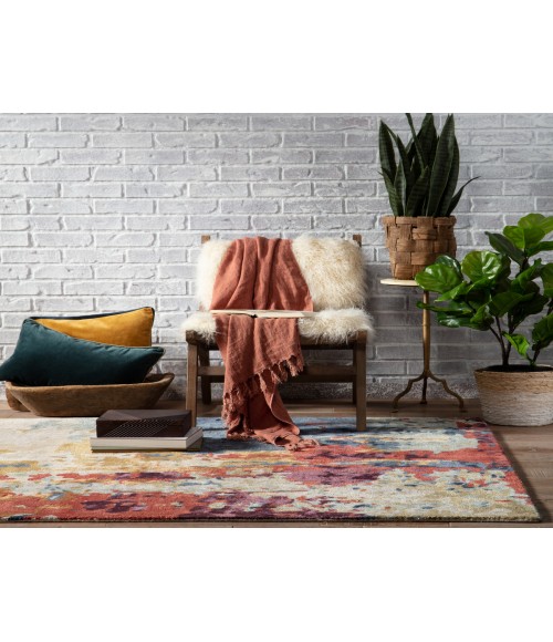 Jaipur Living Matcha Handmade Abstract Multicolor/ Red Area Rug (5'X8')
