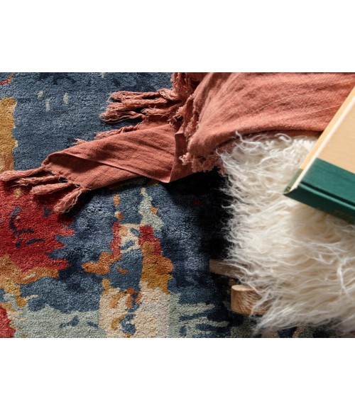 Jaipur Living Matcha Handmade Abstract Multicolor/ Red Area Rug (5'X8')