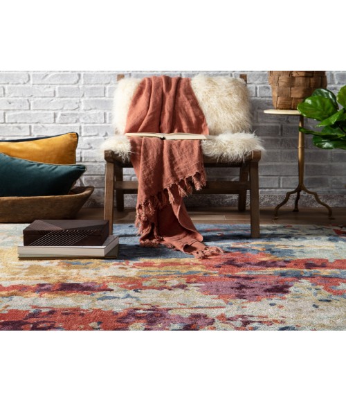 Jaipur Living Matcha Handmade Abstract Multicolor/ Red Area Rug (5'X8')