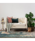 Jaipur Living Luella Handmade Abstract Teal/ Gray Area Rug (8'X11')