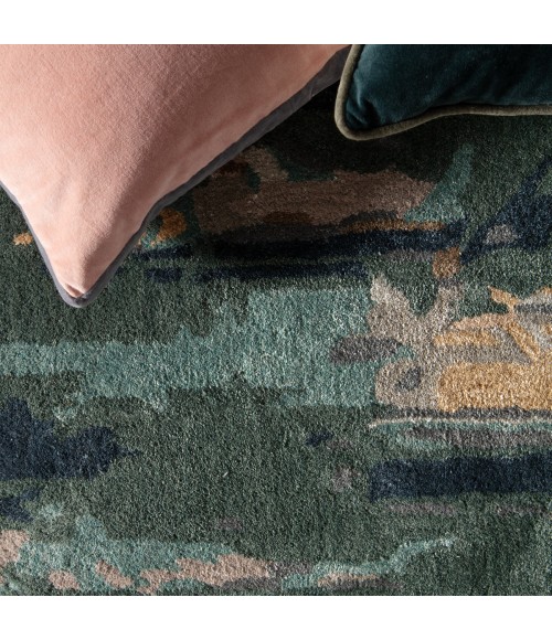 Jaipur Living Luella Handmade Abstract Teal/ Gray Area Rug (8'X11')