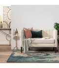 Jaipur Living Luella Handmade Abstract Teal/ Gray Area Rug (8'X11')