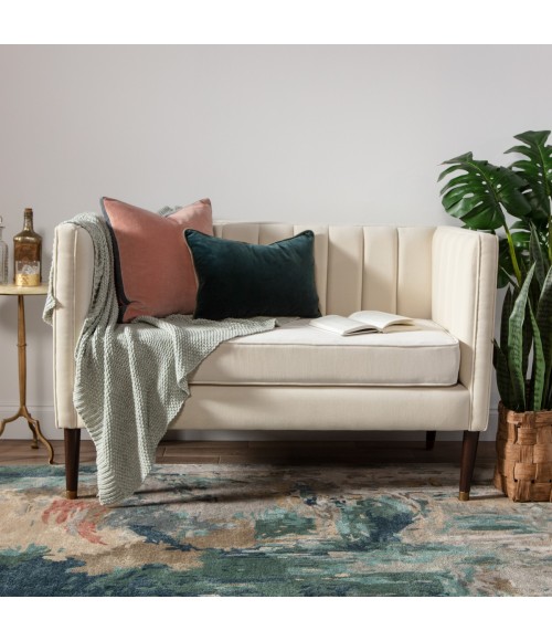 Jaipur Living Luella Handmade Abstract Teal/ Gray Area Rug (8'X11')